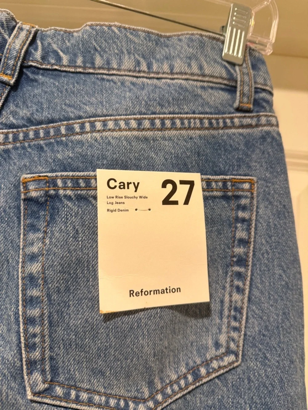 Reformation Cary Low Rise Slouchy Wide Leg Jean Colorado - Picture 5 of 10